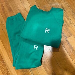 Ragdoll LA Kelly Green Sweatshirt and Sweatpants Set